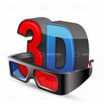 3D Glasses and Logo